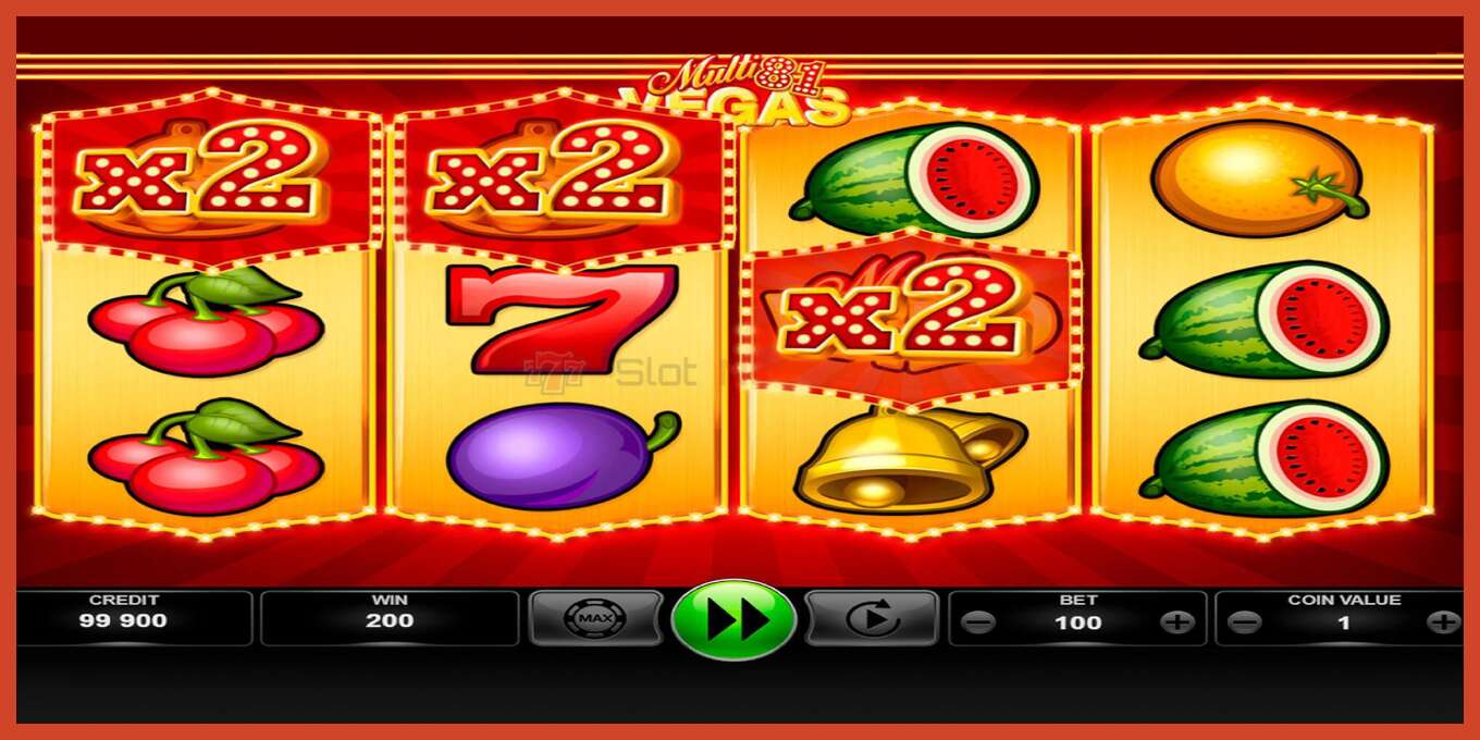 Captura de tela do slot: Multi Vegas 81 sem depósito, número - 1