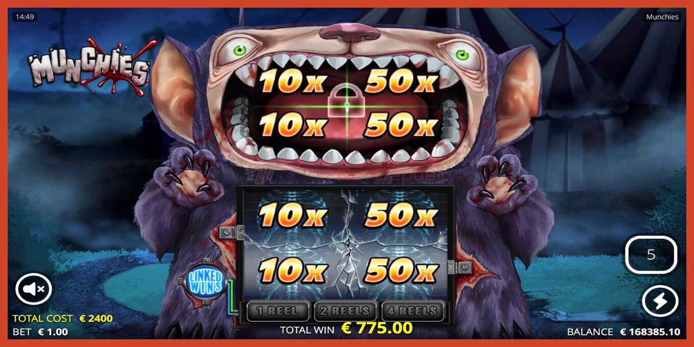 Slot screenshot: Munchies no deposit, number - 5