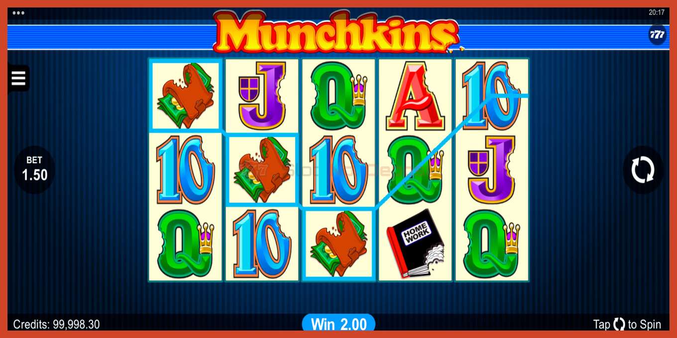 Slot screenshot: Munchkins no deposit, number - 5