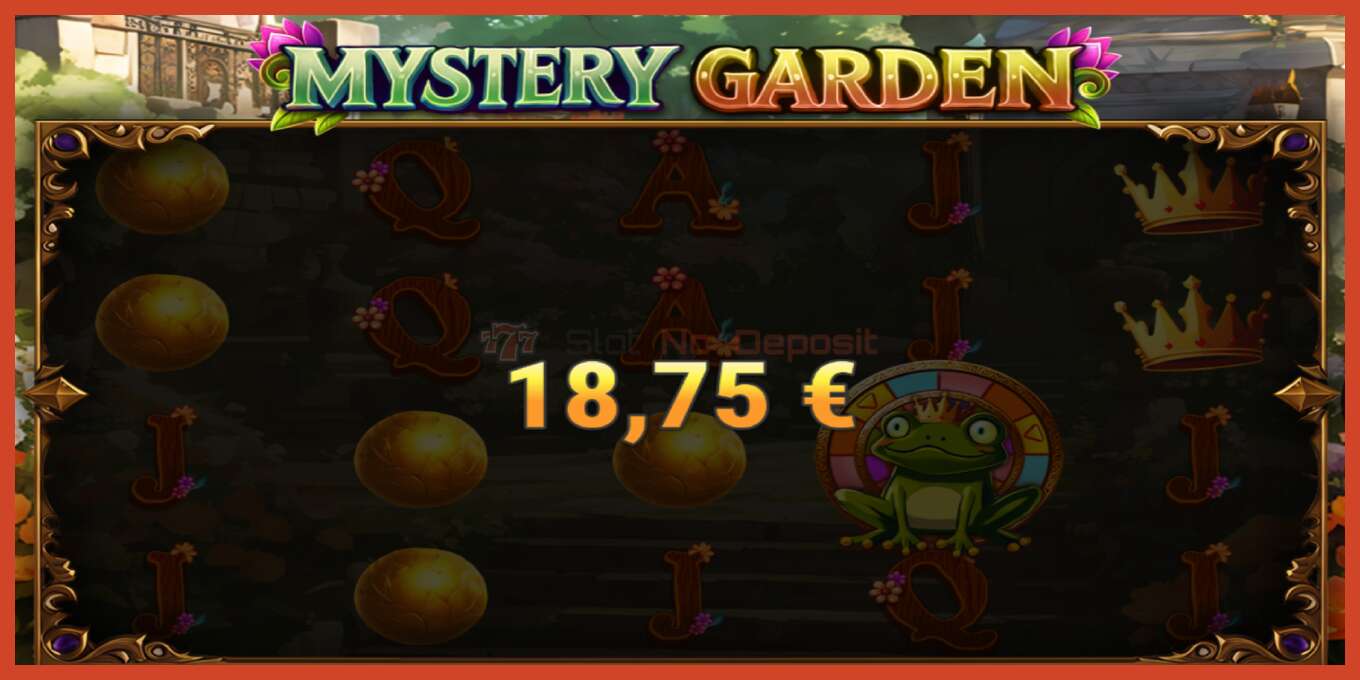 Slot screenshot: Mystery Garden no deposit, number - 3