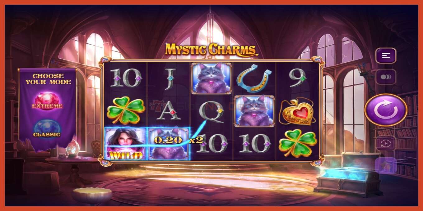 Schermafbeelding van slot: Mystic Charms geen aanbetaling, nummer - 2