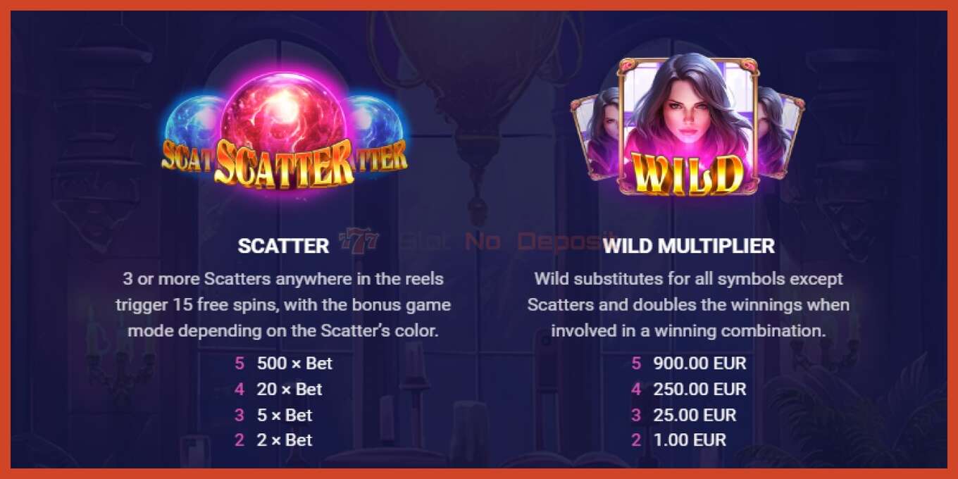 Schermafbeelding van slot: Mystic Charms geen aanbetaling, nummer - 5