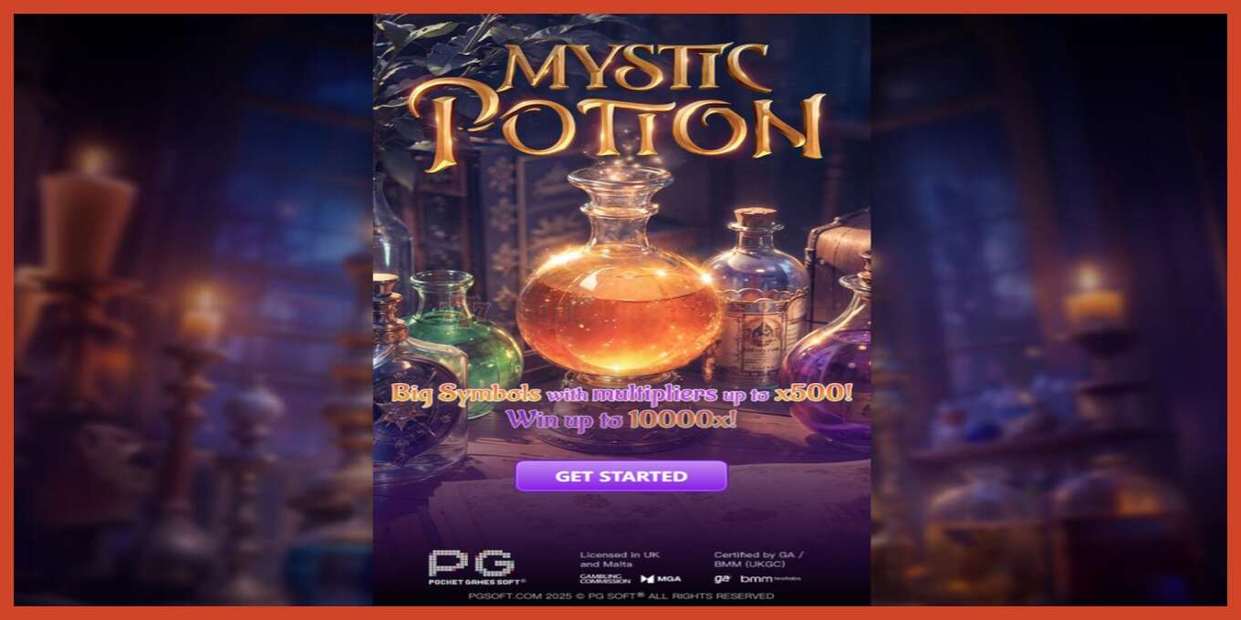 Pamja e ekranit të slotit: Mystic Potion pa depozitë, numri - 1