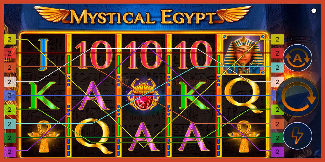 Скріншот слоту: Mystical Egypt без депозиту, номер - 2