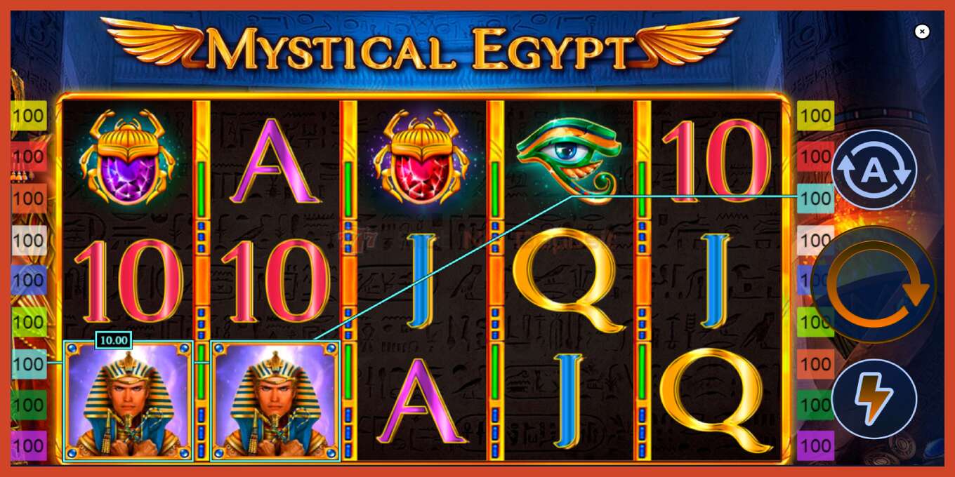 Скріншот слоту: Mystical Egypt без депозиту, номер - 3