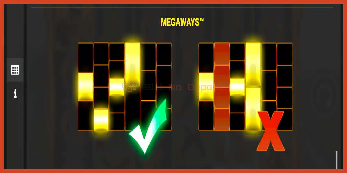 צילום מסך של חריץ: Napoleon Megaways ללא פיקדון, מִספָּר - 7