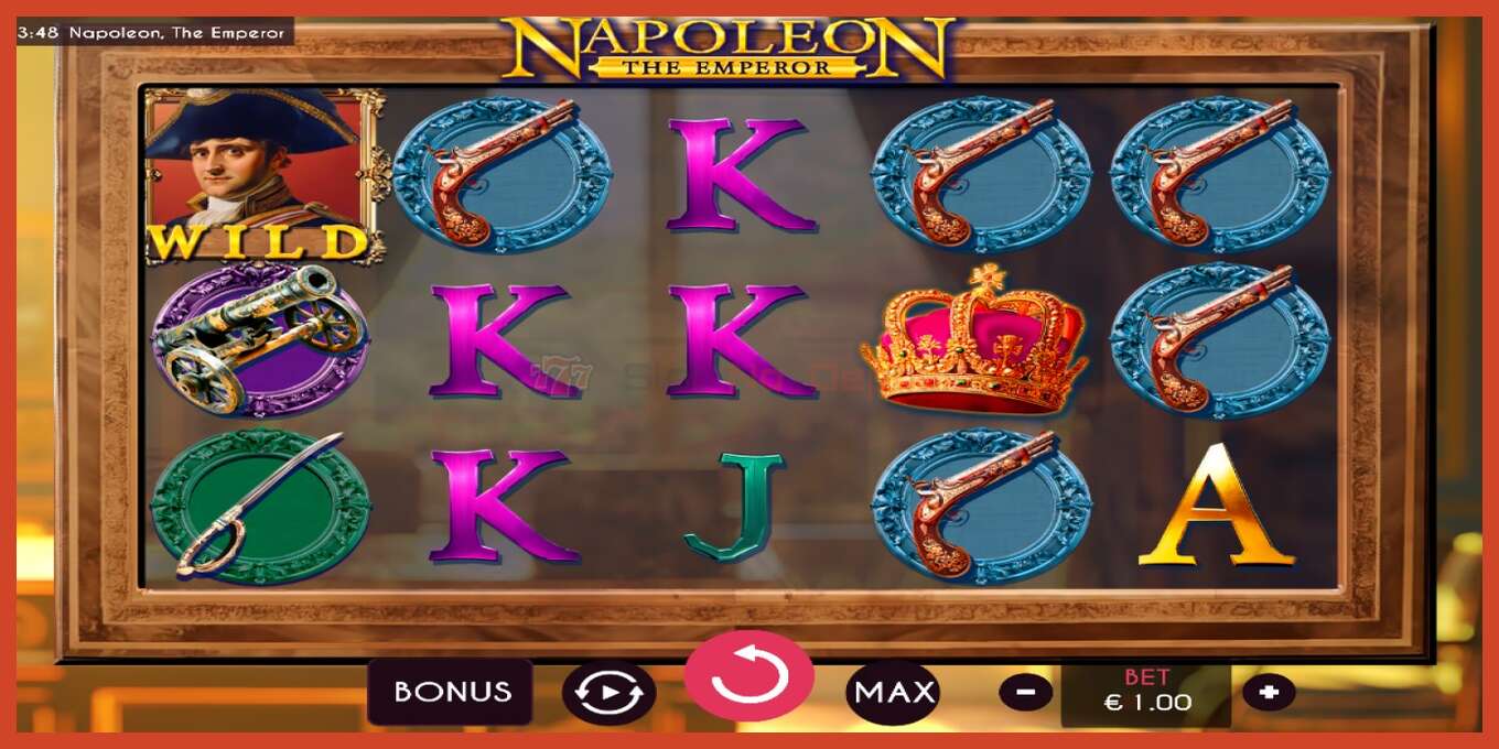 Slot skrinshoti: Napoleon: The Emperor depozit yoq, raqam - 1