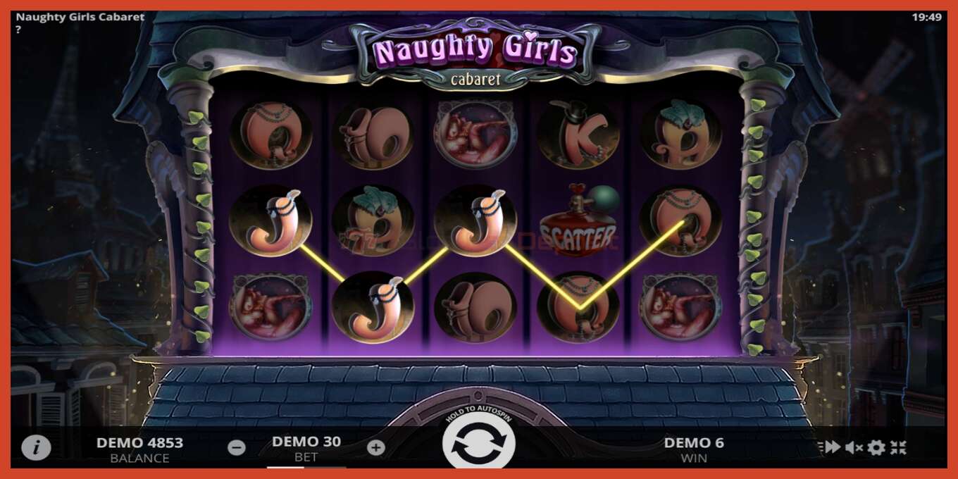 Slot screenshot: Naughty Girls no deposit, number - 3