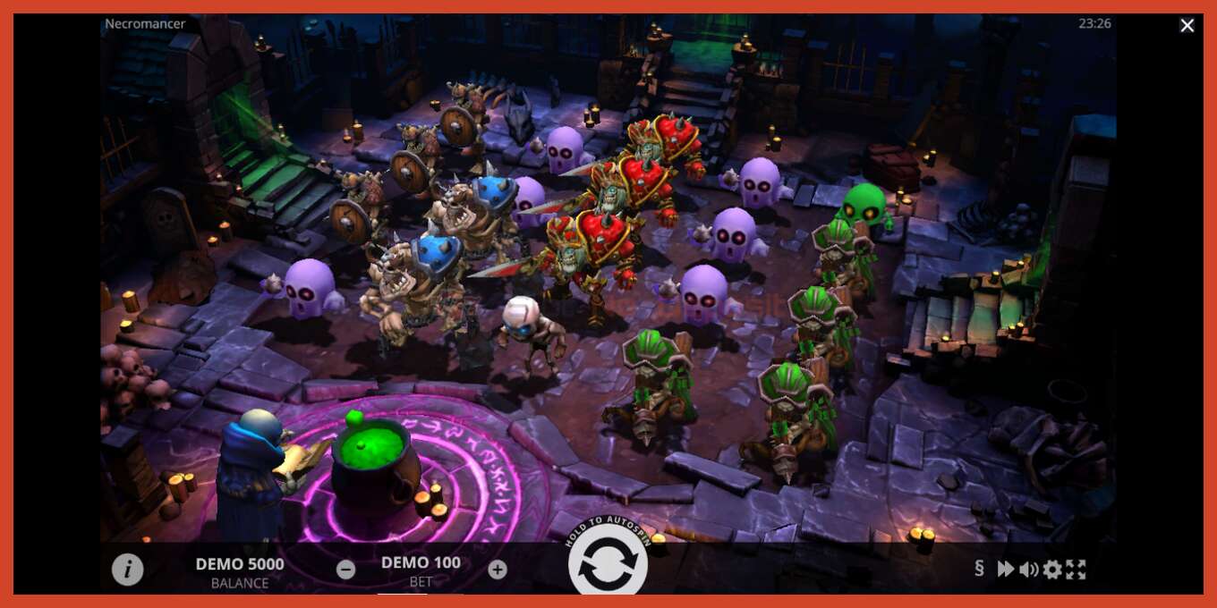 Slot screenshot: Necromancer no deposit, number - 1