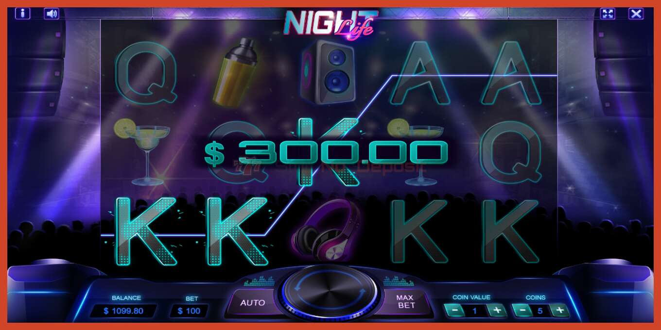 Slot skrinshoti: Night Life depozit yoq, raqam - 2