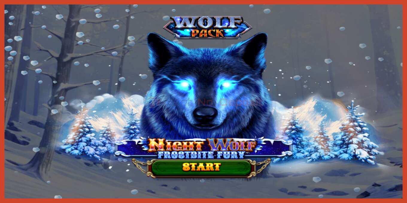 Slot screenshot: Night Wolf - Frostbite Fury no deposit, number - 1