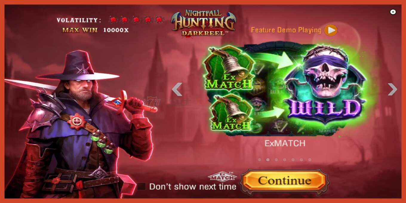 Ảnh chụp màn hình khe: Nightfall Hunting không có tiền đặt cọc, con số - 1