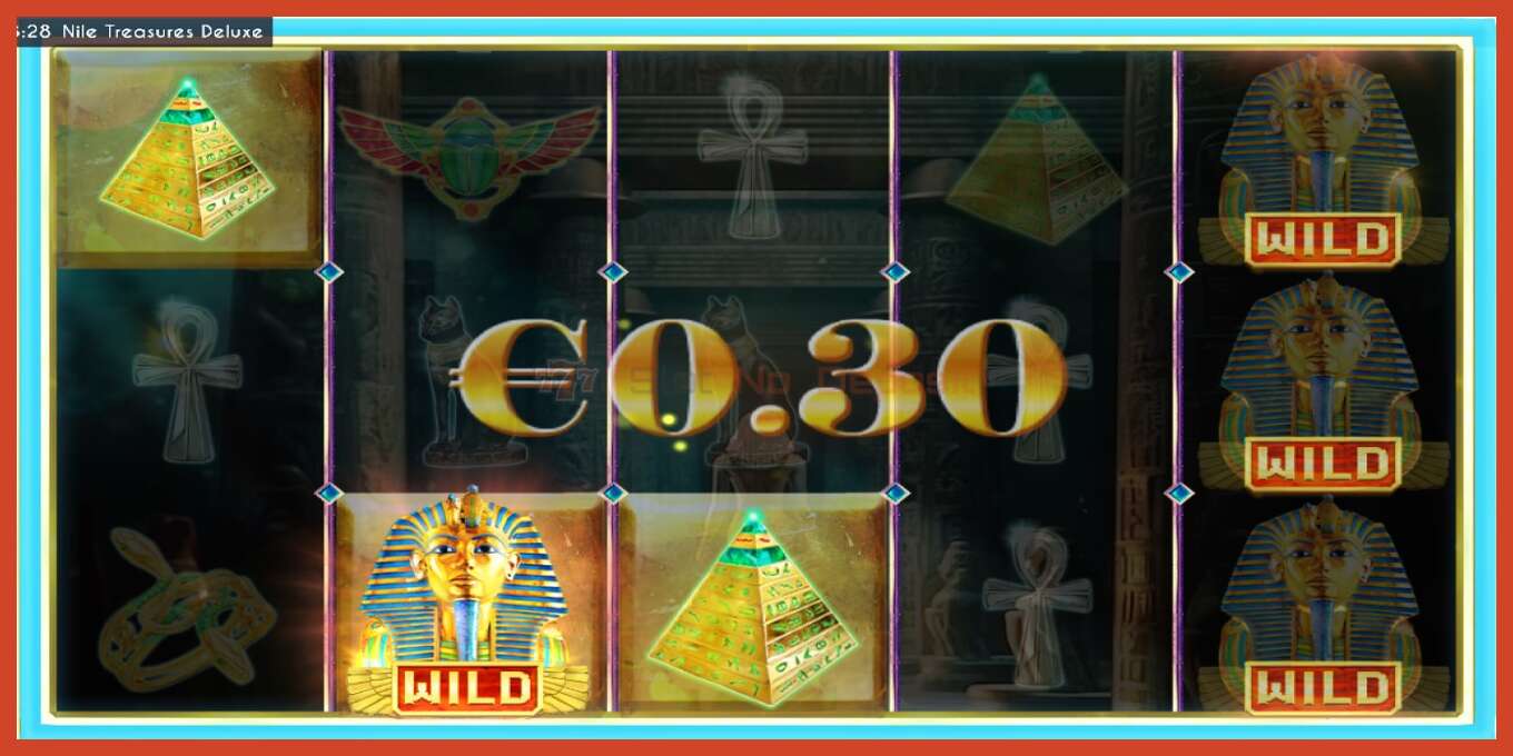 Slot screenshot: Nile Treasures Deluxe no deposit, number - 4