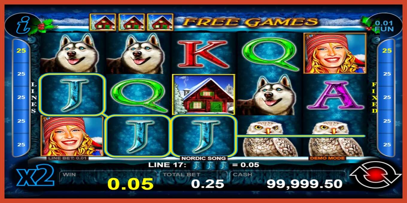 Slot screenshot: Nordic Song hakuna amana, nambari - 2