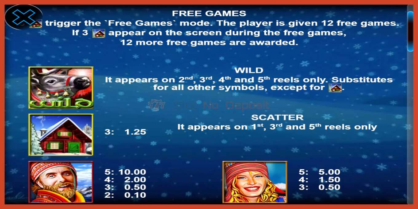 Slot screenshot: Nordic Song no deposit, number - 4