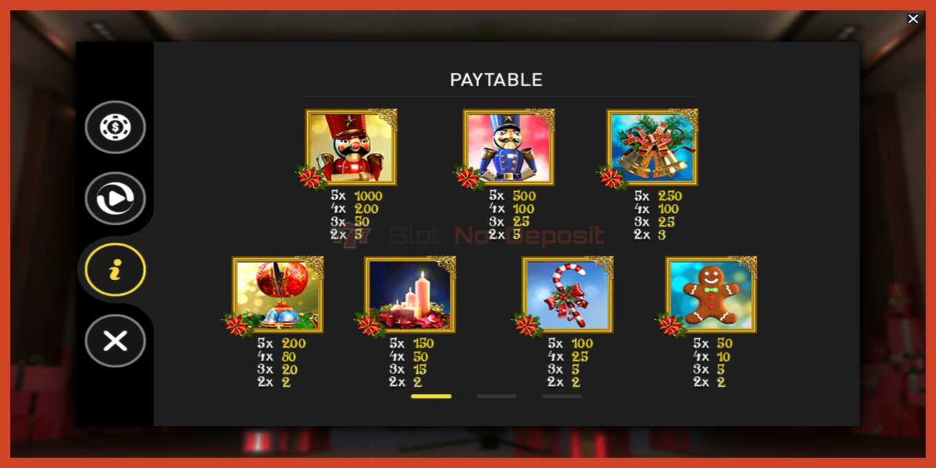 Slot screenshot: Nutcracker no deposit, number - 5