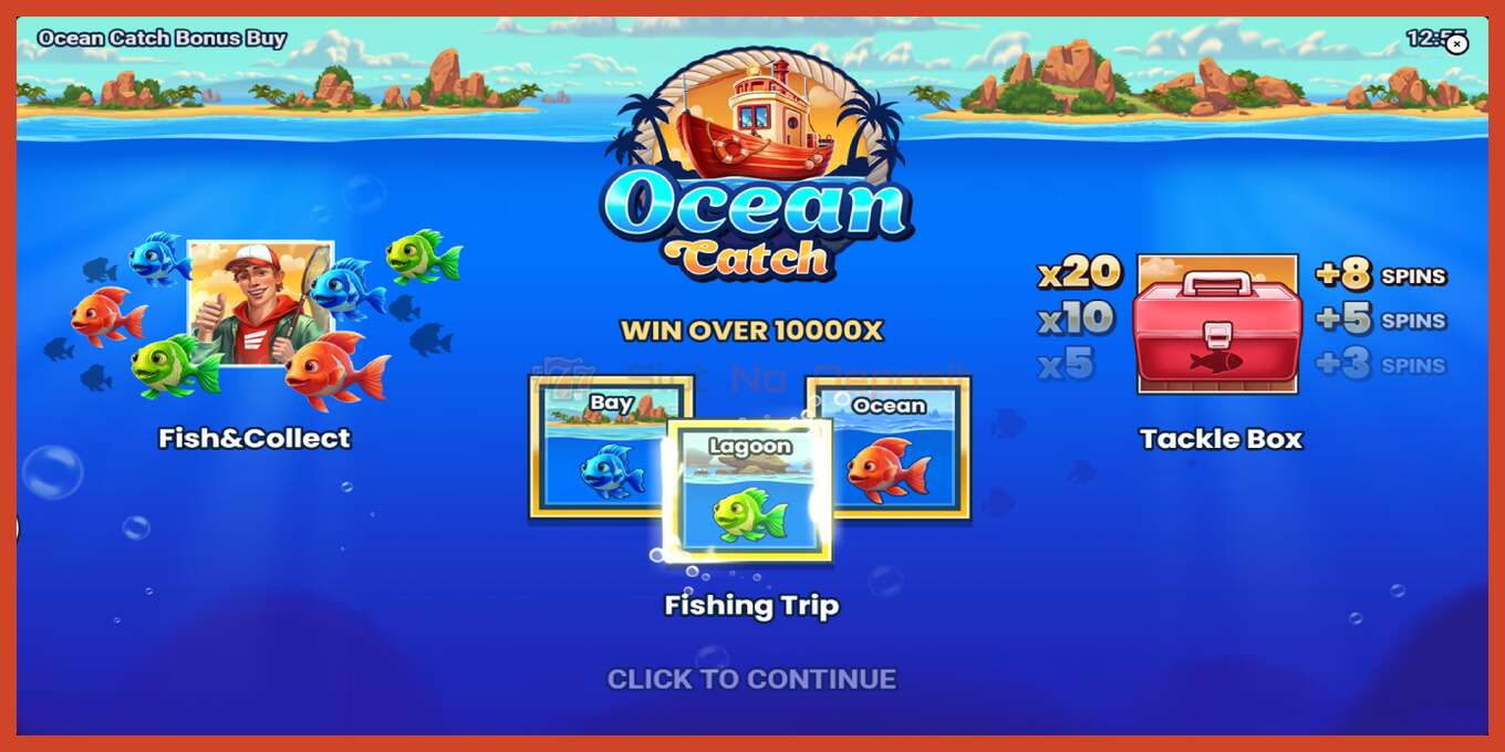 老虎机截图: Ocean Catch Bonus Buy 没有押金, 数字 - 1