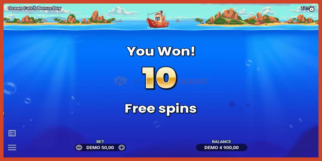 老虎机截图: Ocean Catch Bonus Buy 没有押金, 数字 - 3