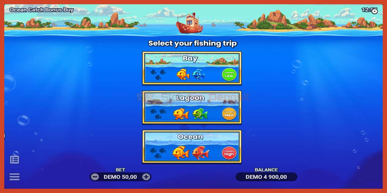 老虎机截图: Ocean Catch Bonus Buy 没有押金, 数字 - 4