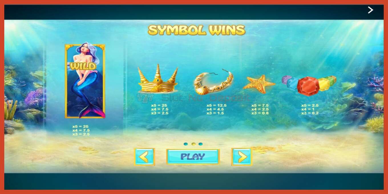 Slot screenshot: Ocean Fortune no deposit, number - 4