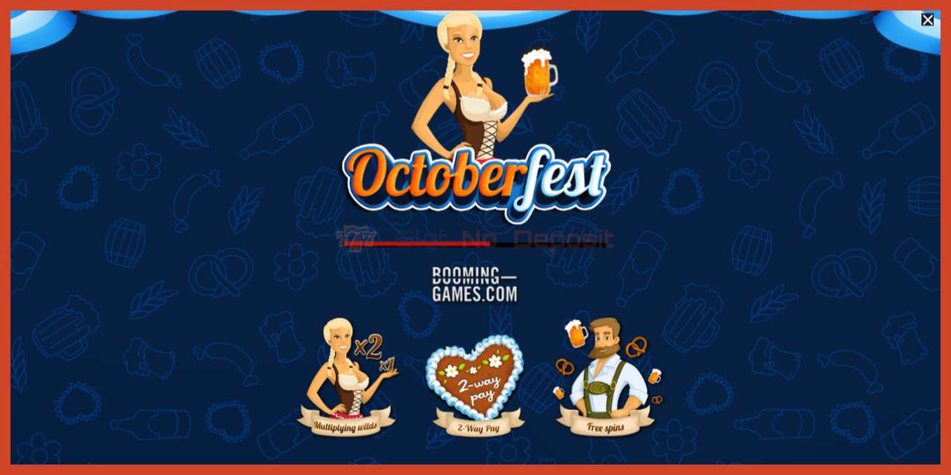 Slot screenshot: Octoberfest no deposit, number - 1