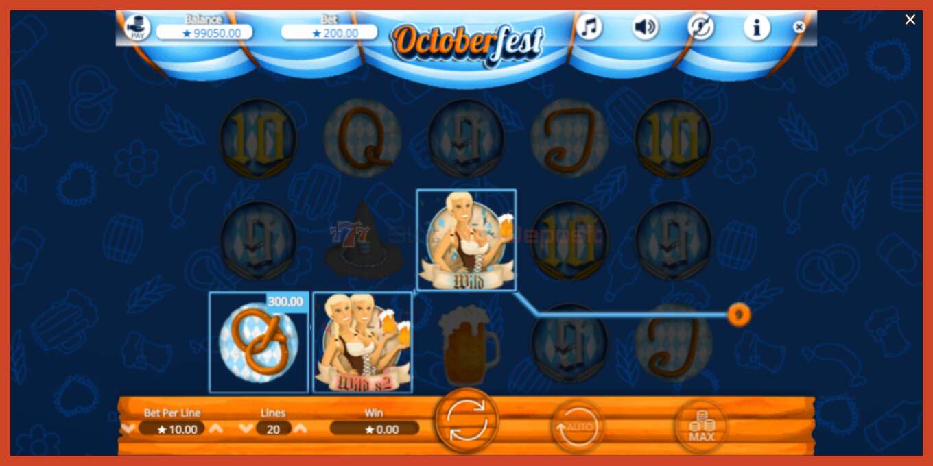 Slot screenshot: Octoberfest no deposit, number - 4