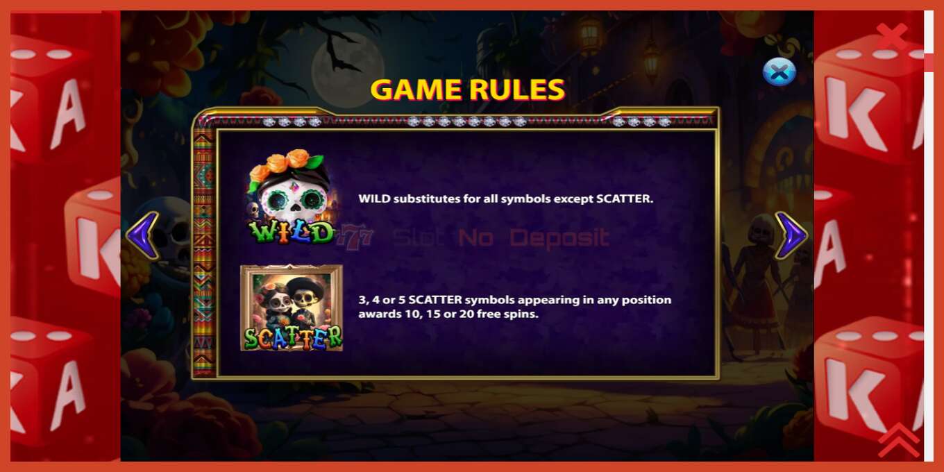 Slot screenshot: Ofrenda Magic no deposit, number - 5