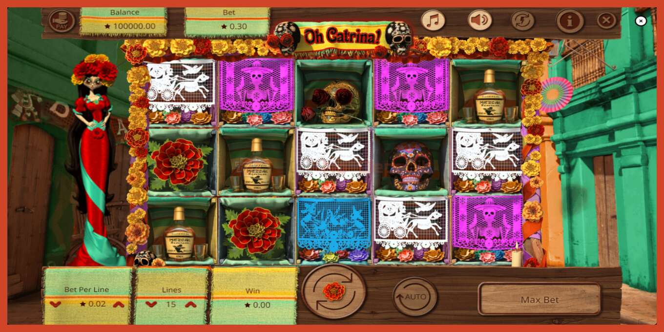 Slot screenshot: Oh Catrina no deposit, number - 1