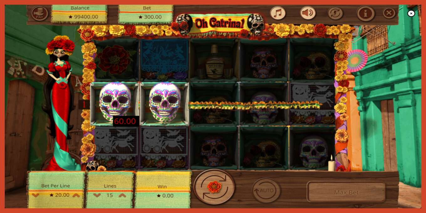 Slot screenshot: Oh Catrina no deposit, number - 2