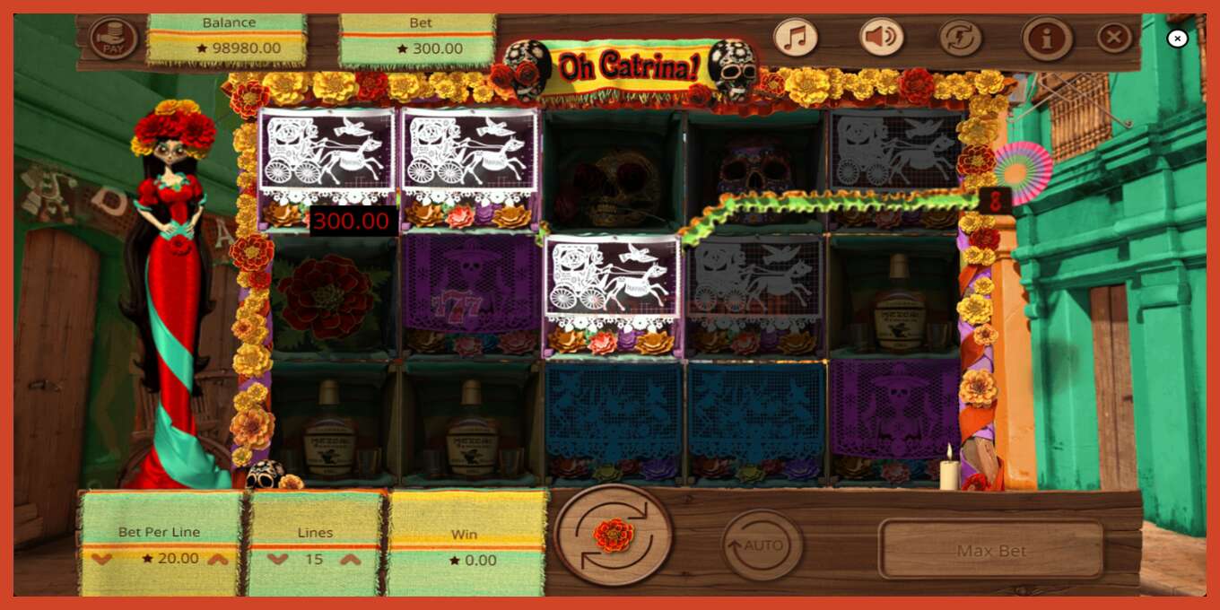 Slot screenshot: Oh Catrina no deposit, number - 3