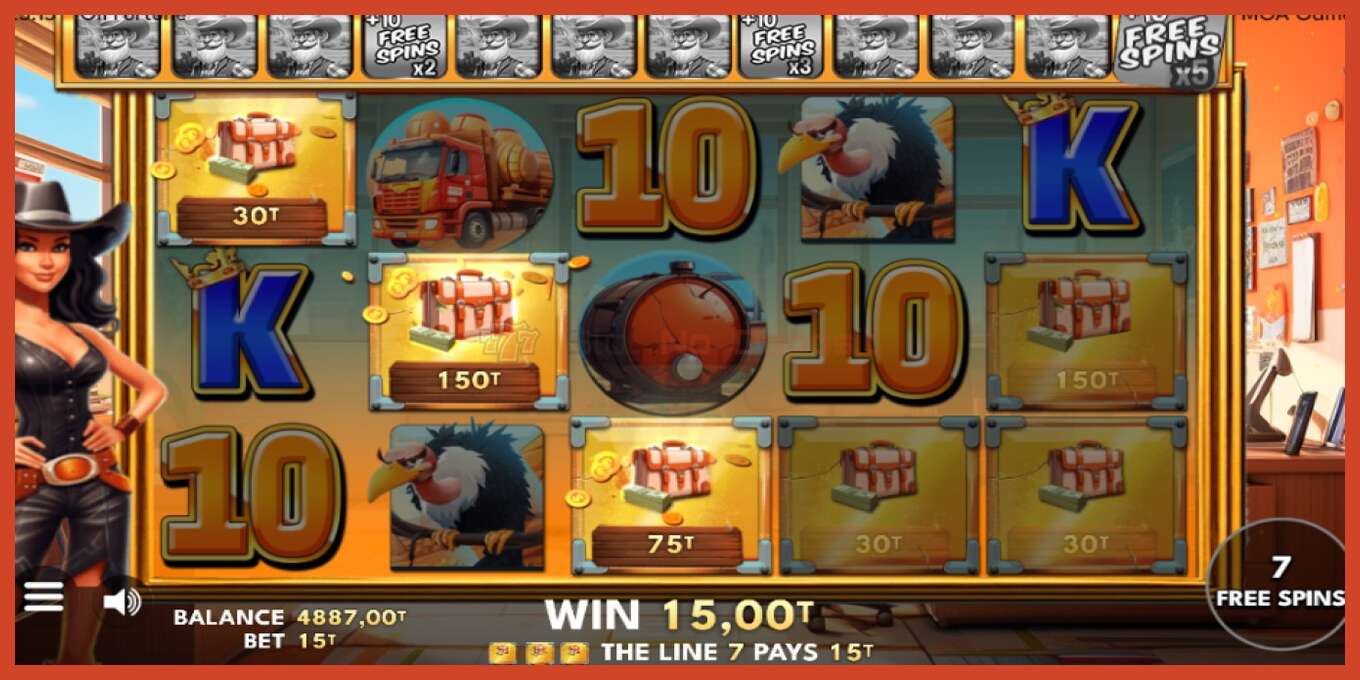 Slot screenshot: Oil Fortune nincs letét, szám - 3