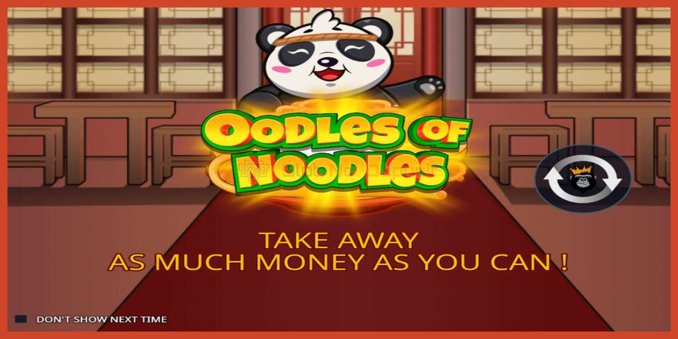 Slot screenshot: Oodles of Noodles bez depozita, broj - 1