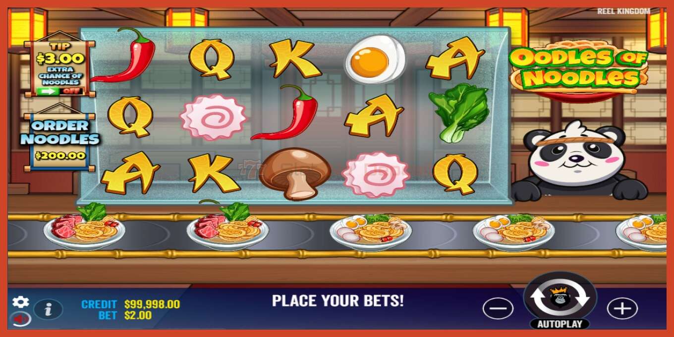 Slot screenshot: Oodles of Noodles bez depozita, broj - 2