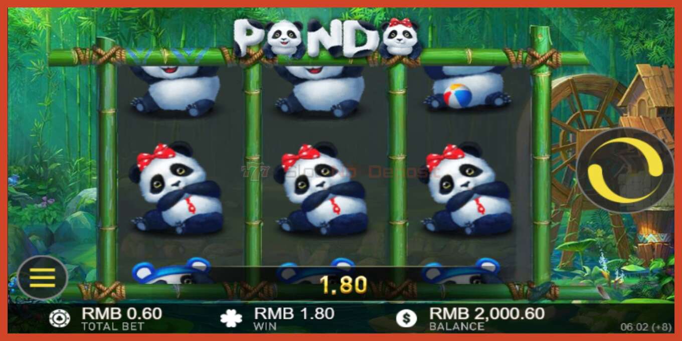 Slot screenshot: Panda no deposit, number - 2