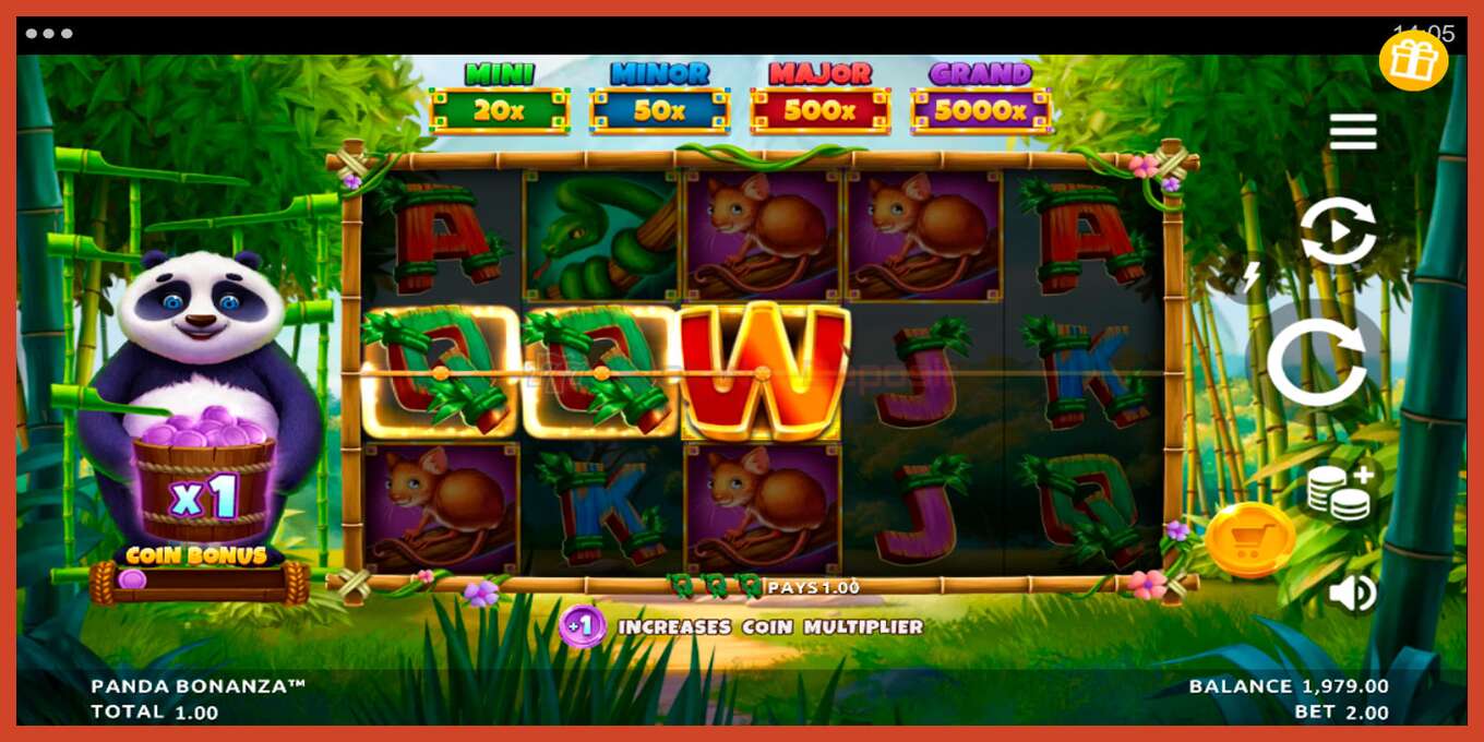 Schermafbeelding van slot: Panda Bonanza geen aanbetaling, nummer - 5