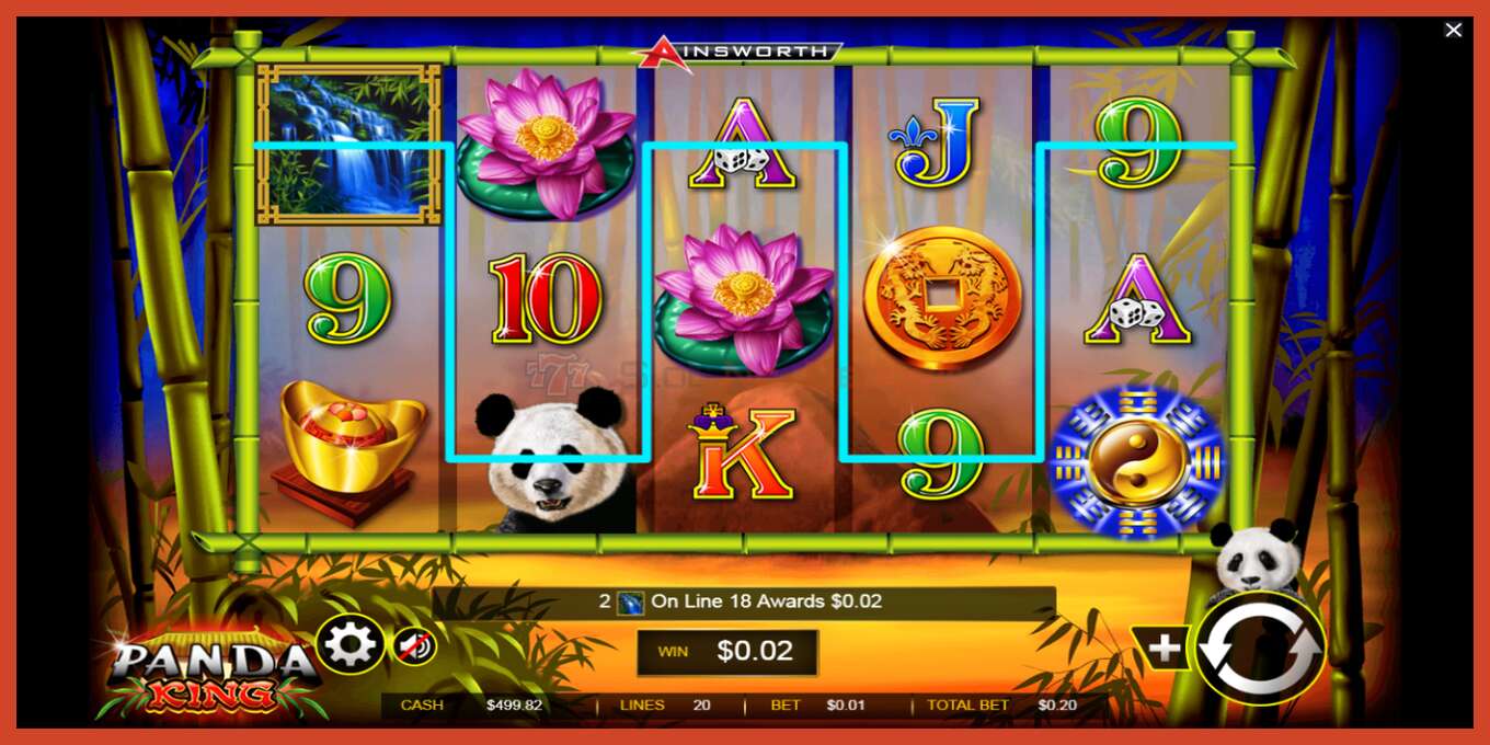 Slot screenshot: Panda King no deposit, number - 2