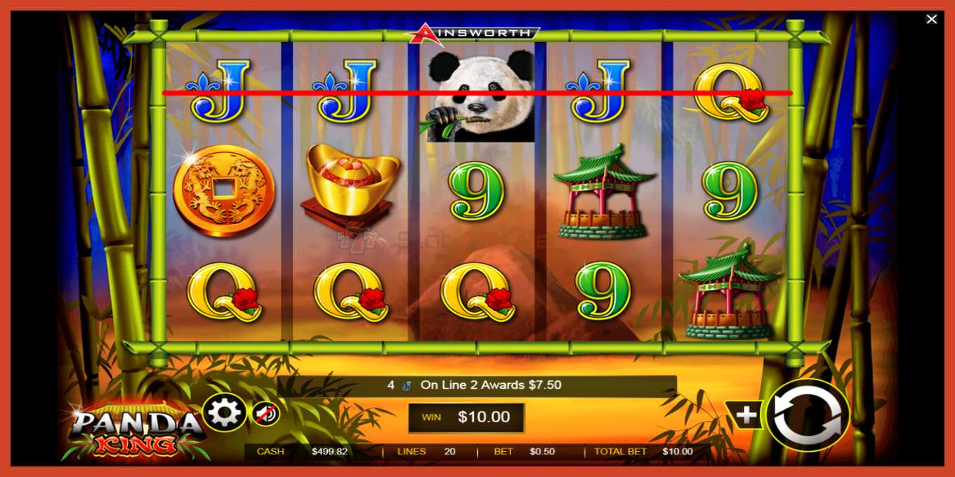 Slot screenshot: Panda King no deposit, number - 3