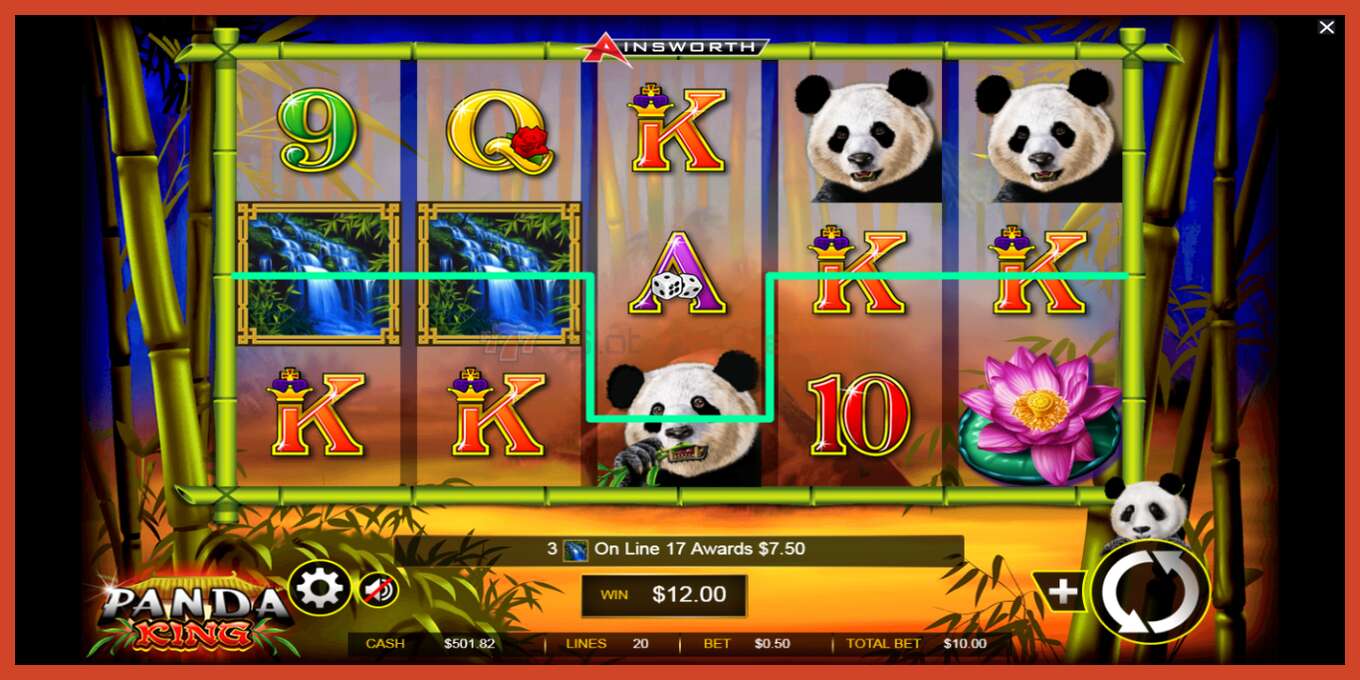 Slot screenshot: Panda King no deposit, number - 4