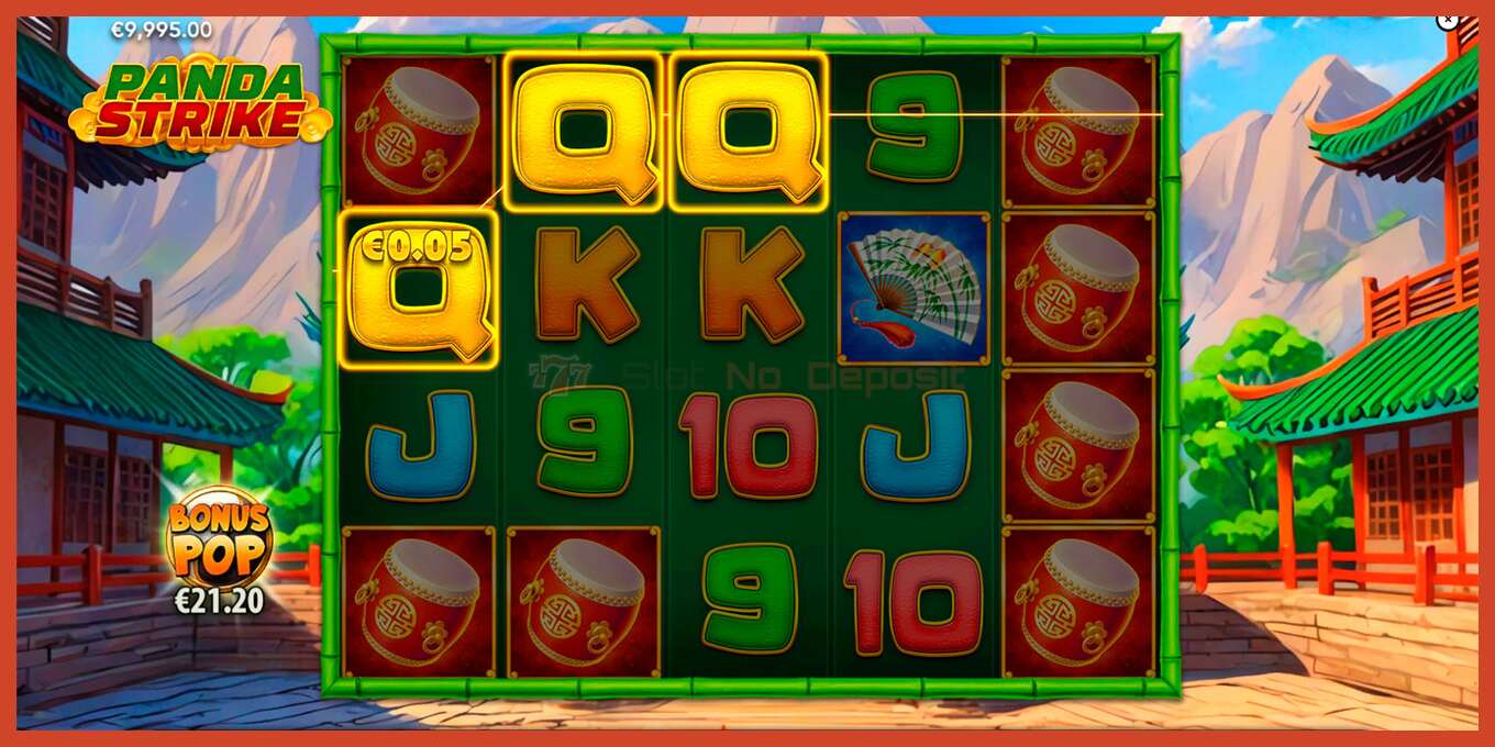 Slot screenshot: Panda Strike no deposit, number - 5