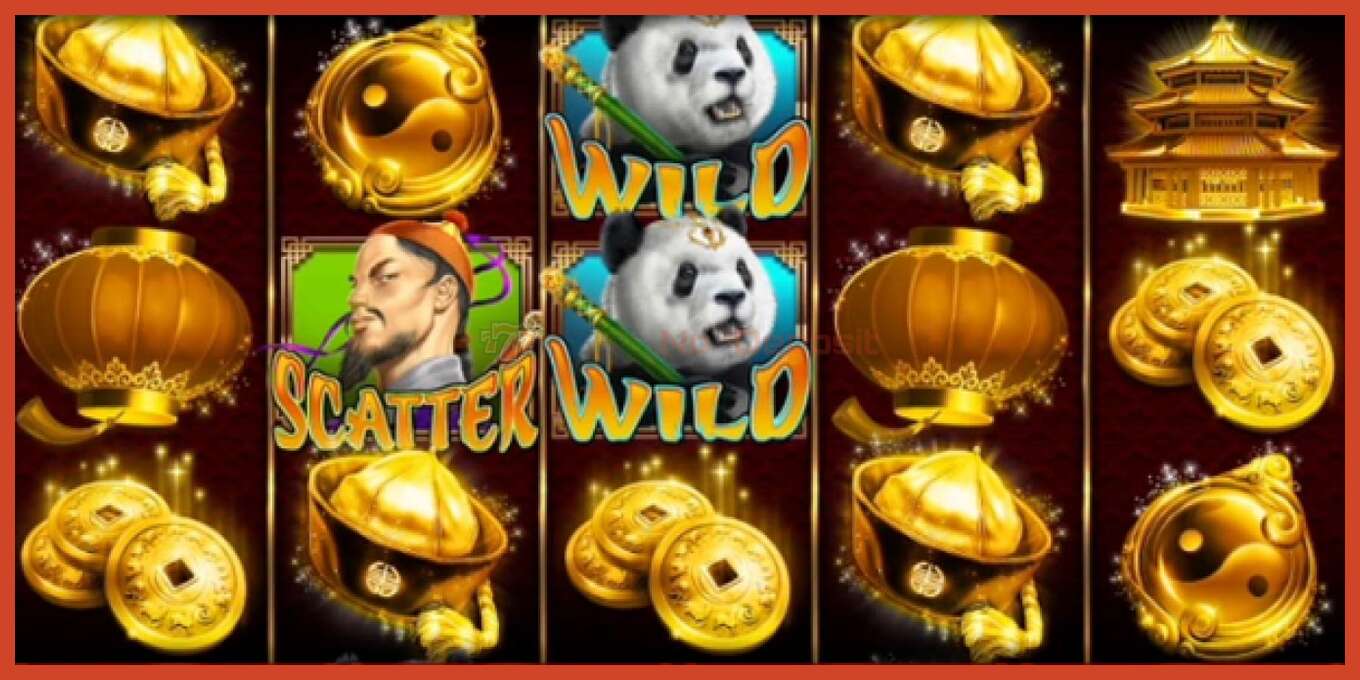 Slot skærmbillede: Panda Vs Master Wu intet depositum, antal - 3