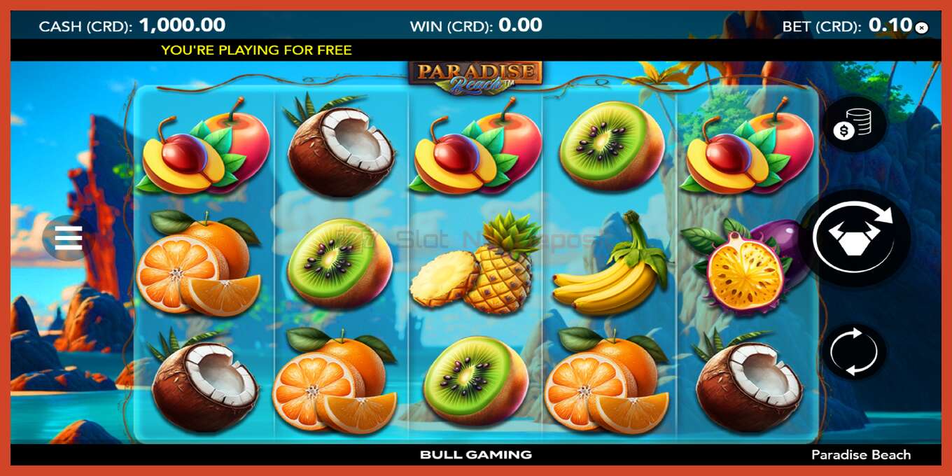 Slot skrinshoti: Paradise Beach depozit yoq, raqam - 1