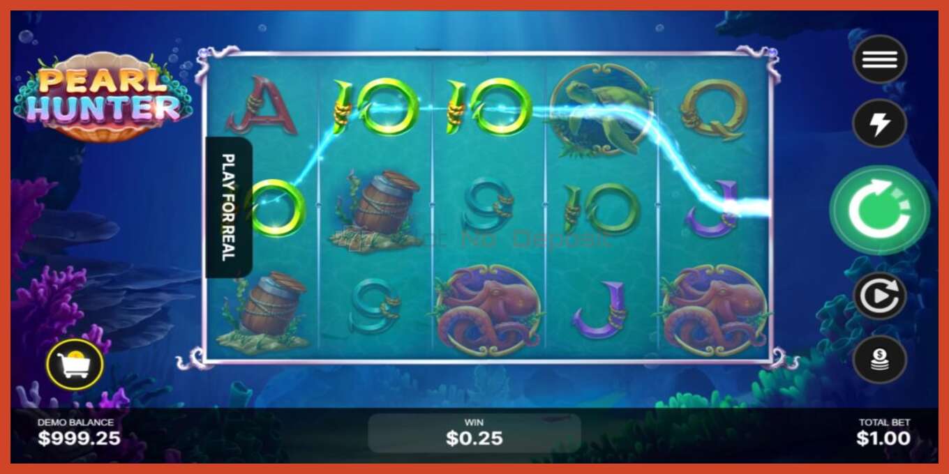 Slot screenshot: Pearl Hunter no deposit, number - 3