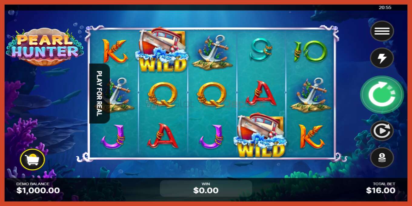 Slot screenshot: Pearl Hunter no deposit, number - 4