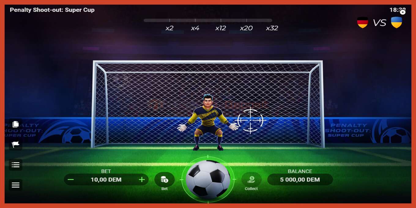 Slot screenshot: Penalty Shoot-Out: Super Cup no deposit, number - 2