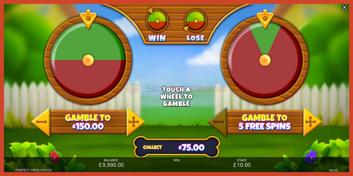 Slot screenshot: Perfect Prize Pooch no deposit, number - 4