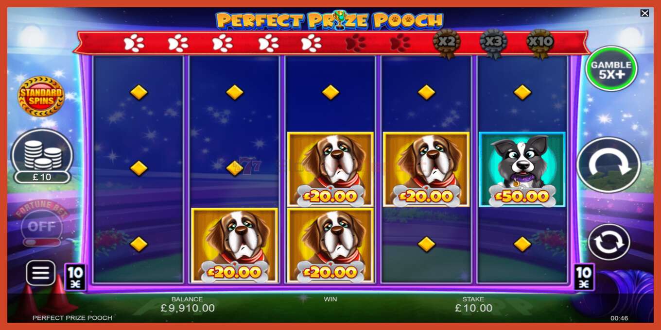 Slot screenshot: Perfect Prize Pooch no deposit, number - 5