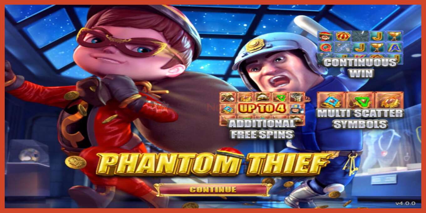 Slot screenshot: Phantom Thief no deposit, number - 1