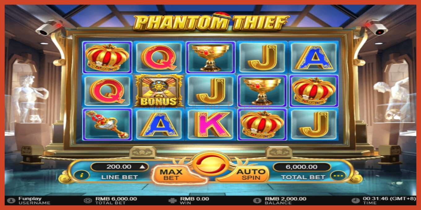 Slot screenshot: Phantom Thief no deposit, number - 2