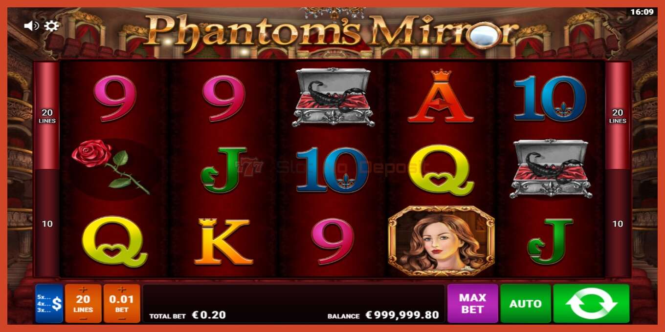 Slot screenshot: Phantoms Mirror no deposit, number - 1