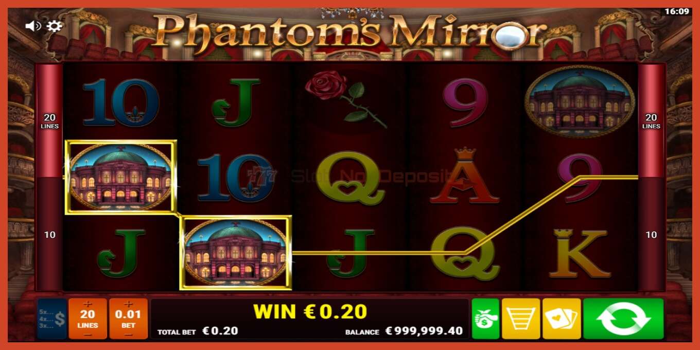 Slot screenshot: Phantoms Mirror no deposit, number - 2